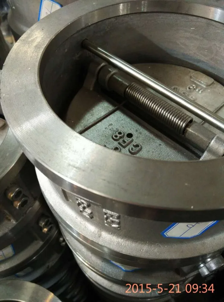 
SS304 Wafer Type double -disc swing Check Valve 