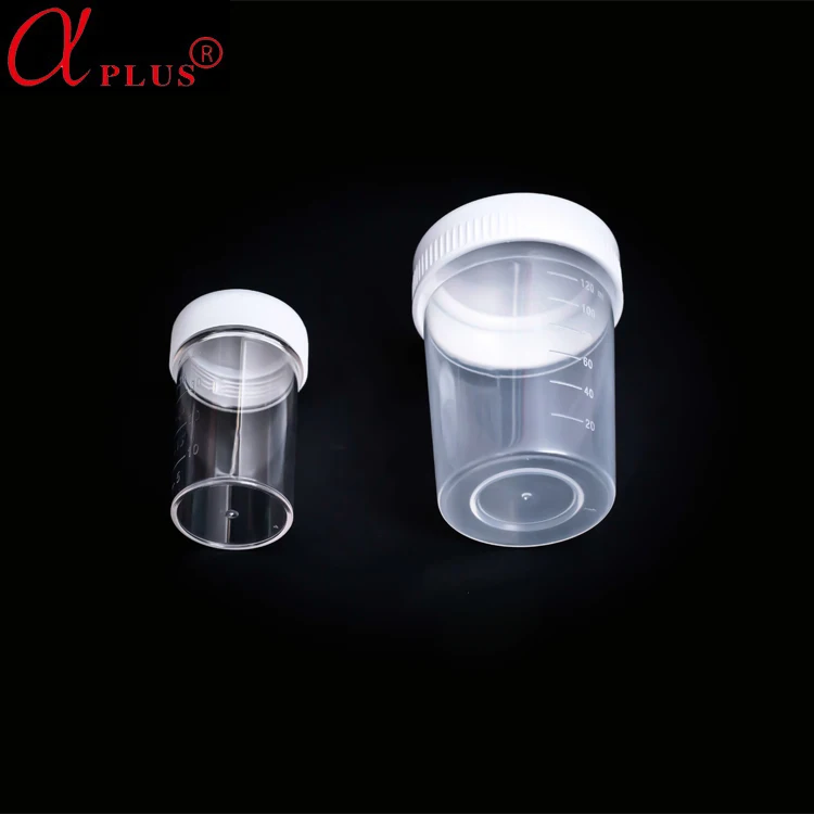 Low Price Plastic Medical 40 60 120ml Urine Sample Container
