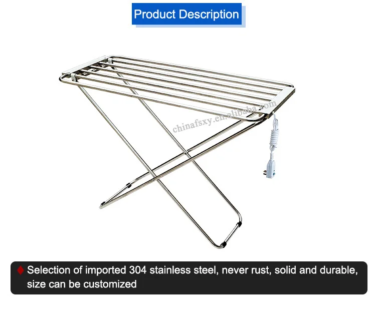 Fashion Metal Surface spray paint Folding Electric Clothes Dryer with lowest price