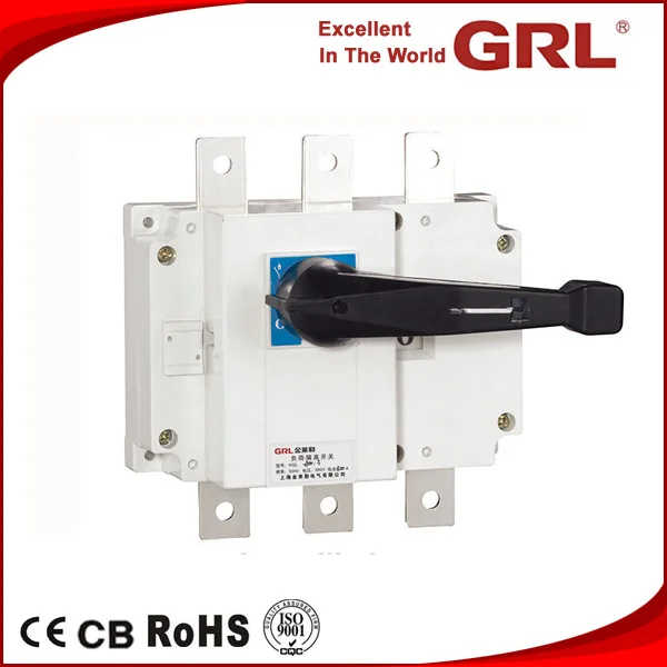 1P 2P 3P 4P AC&DC DMC HGL-1000A/4&3150/4 disconnector (315A 2500A 600A 630A 1500A 100A)