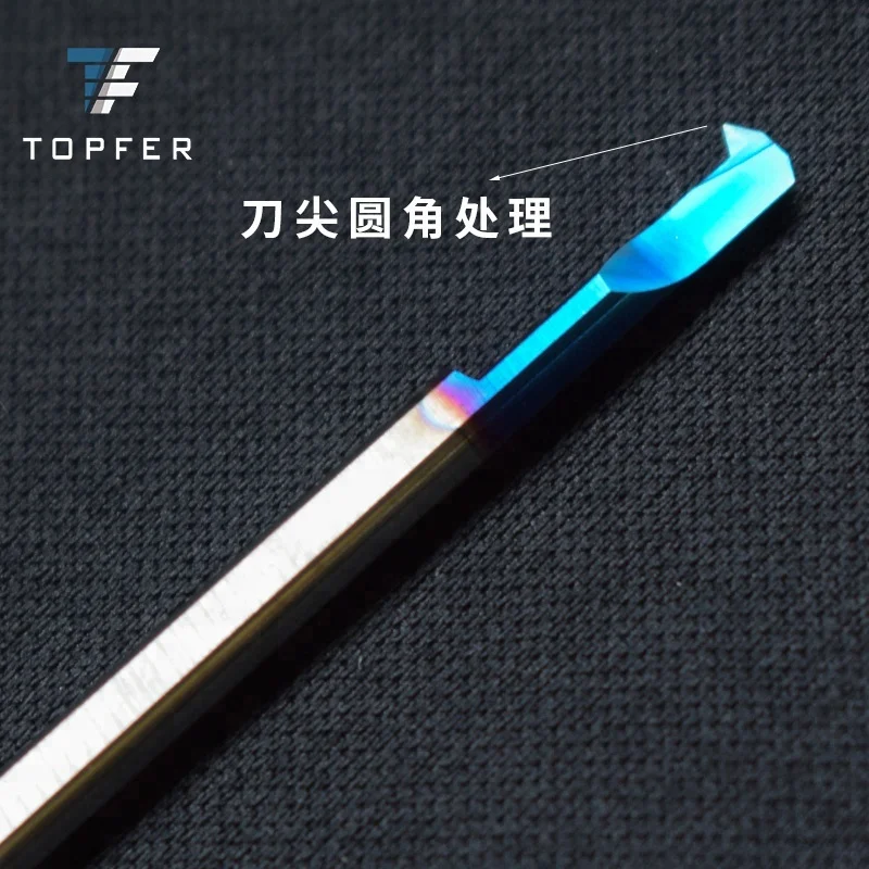 
tungsten carbide blue coated boring cutter for processing small hole diameter 