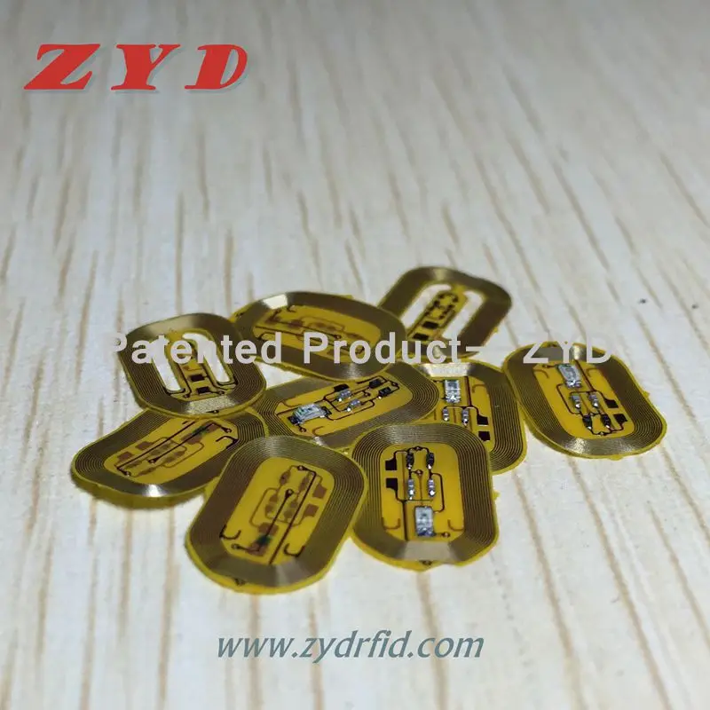 NFC Smart Nail Access Control Card Art Sticker Cool Fashion Lighting Nfc Led Nail Sticker