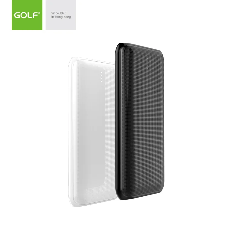 GOLF Manufacturer Double USB Power Bank Lithium Battery Charging Case LED Display Portable Laptop Power Bank 10000mah For Mobile