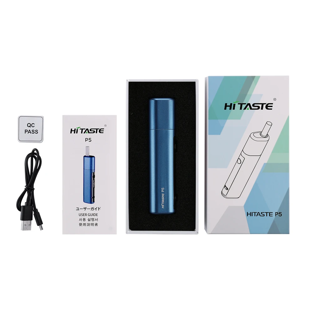 
2018 Trending Products OLED screen Temperature Control Heated Tobacco Device P5 Not Burn Cigarette for Use with Stick 