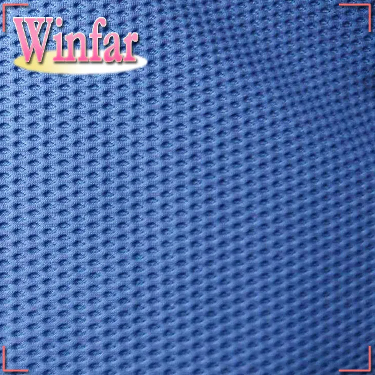 Shaoxing spacer 3D Air Mesh Fabric ready goods 100% Polyester spandex Birdeyes mesh tricot fabric