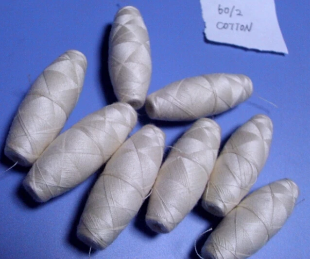 MADE IN CHINA FACTORY COTTON AND POLYESTAR COCOON BOBBIN THREAD