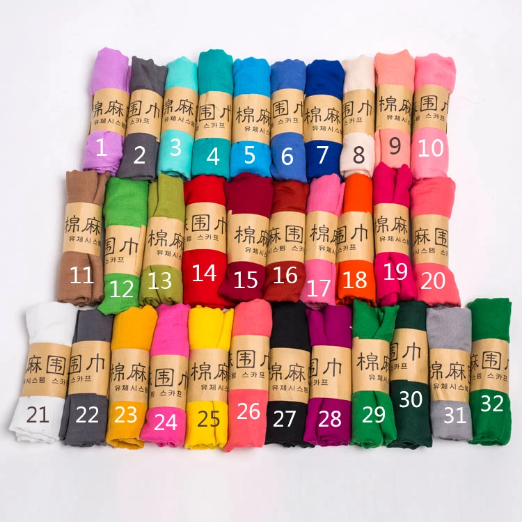 High Quality Hijab Women Printed Checked Pattern Thin Plaid Polyester Tassel Scarf