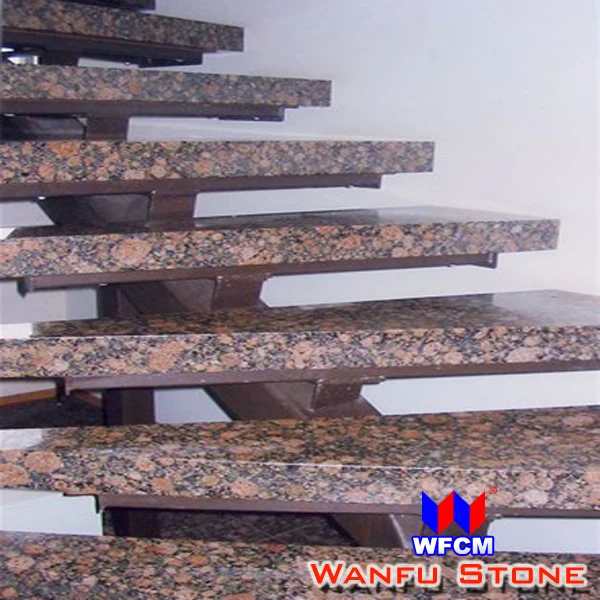 Фабрика Продажа Полированный Гранит Шаг Коричневый Коричневый