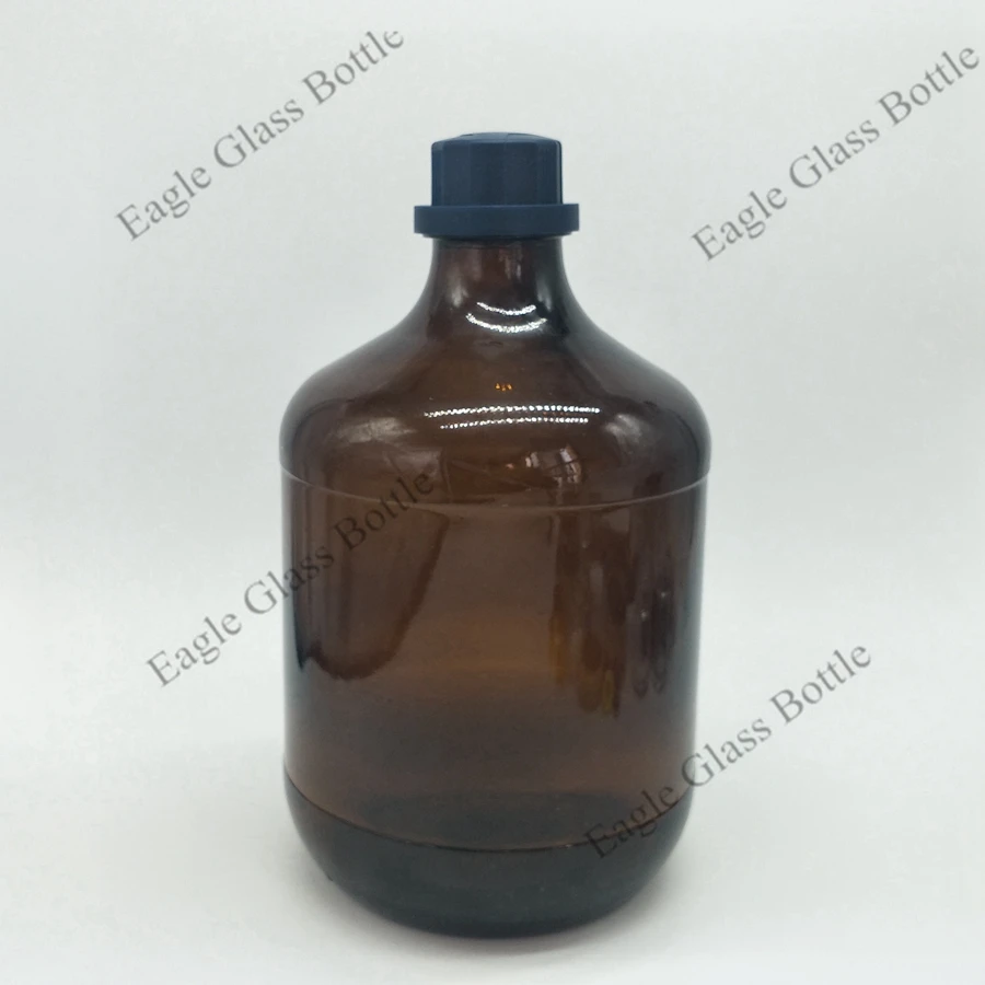 Iran 2500ml 2.5L amber glass chemical reagent bottle