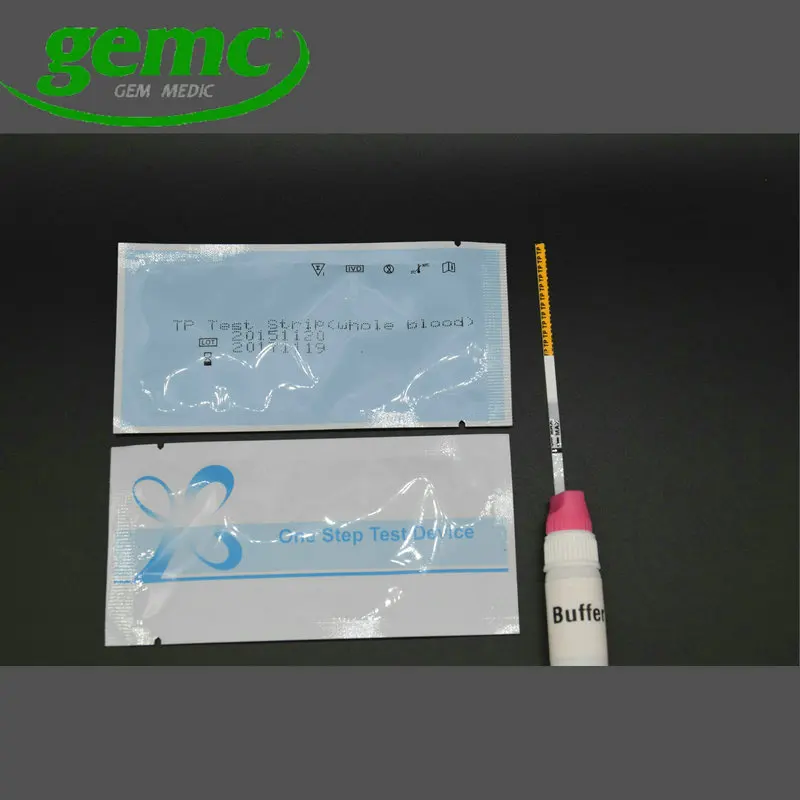 TP-W01A gemc Rapid Test TP Syphilis cassette test kit