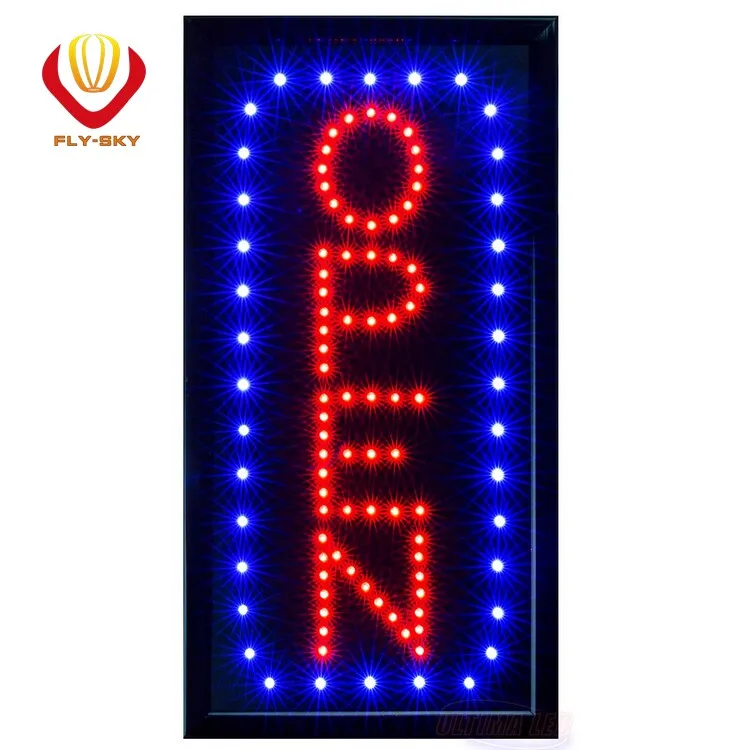 express animated neon sign board custom made flashing led pizza sign with ON/OFF switch factory direct