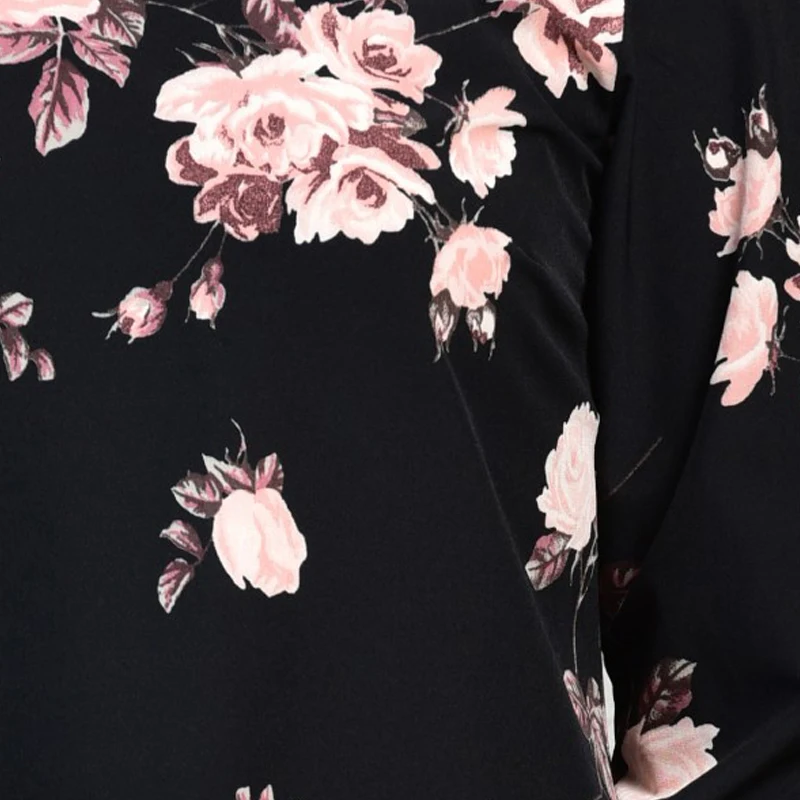 Newest Turkish Arab Women Clothing Elegant Long Sleeve Muslim Tops Blouse Modest Fashion Dubai Fancy Dresses