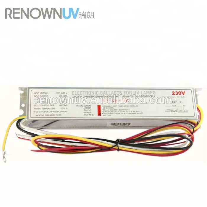 High quality UV lamp electric ballast for 75w 80w 90w UV lamp lighting