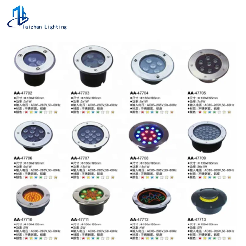 Fountain light outdoor waterproof garden lights buried villa park lawn spotlights ground landscape lighting house corner lamp