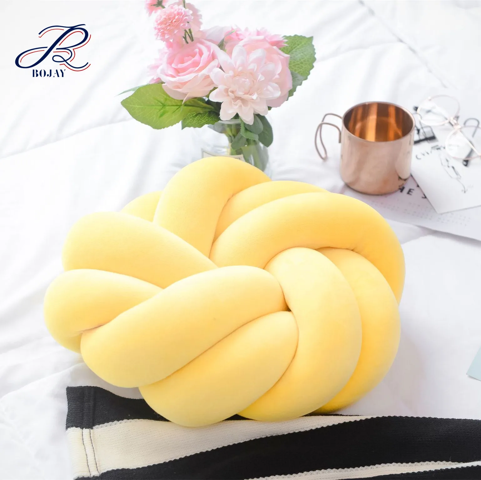 Chunky Knot Pillow Knot Cushion Decorative Pillow Bolster Pillow Crib Bedding Cushions Home Decor Baby Sheets Baby Shower Gift