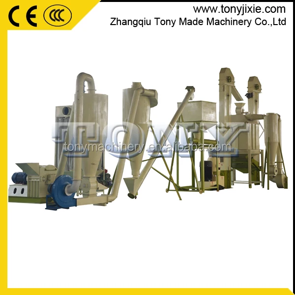 Oil Palm Empty Fruit Bunch Powder Pellet production line