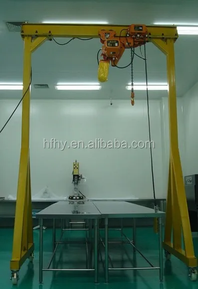 China manufacturer of A Frame Portable Mini/Small Gantry Crane 1000kg for sale ce certificate