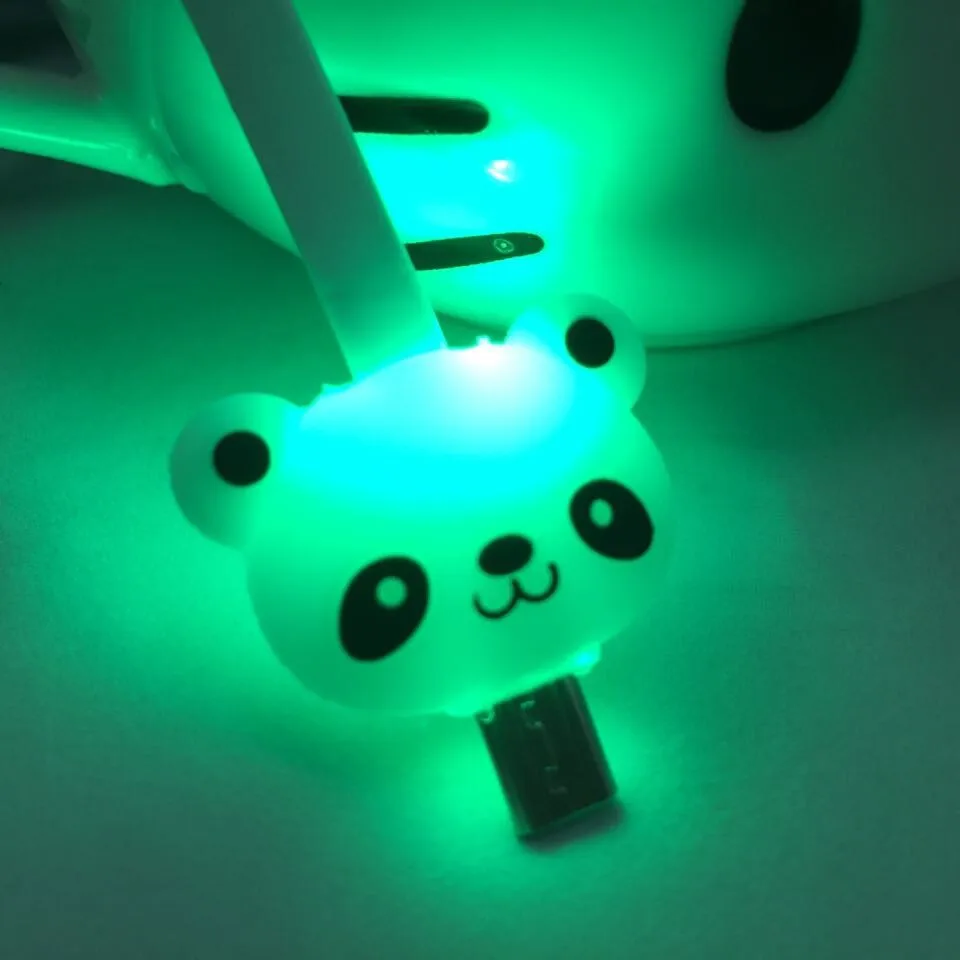 Оптовая Красочный Светодиодные Micro USB Кабель для Смартфона с Высоким Качеством