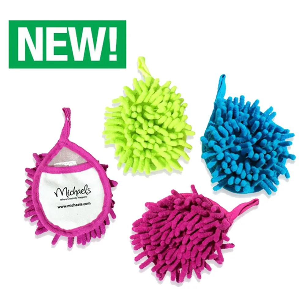 New frizzy computer keyboard duster/finger duster for computers/microfiber duster