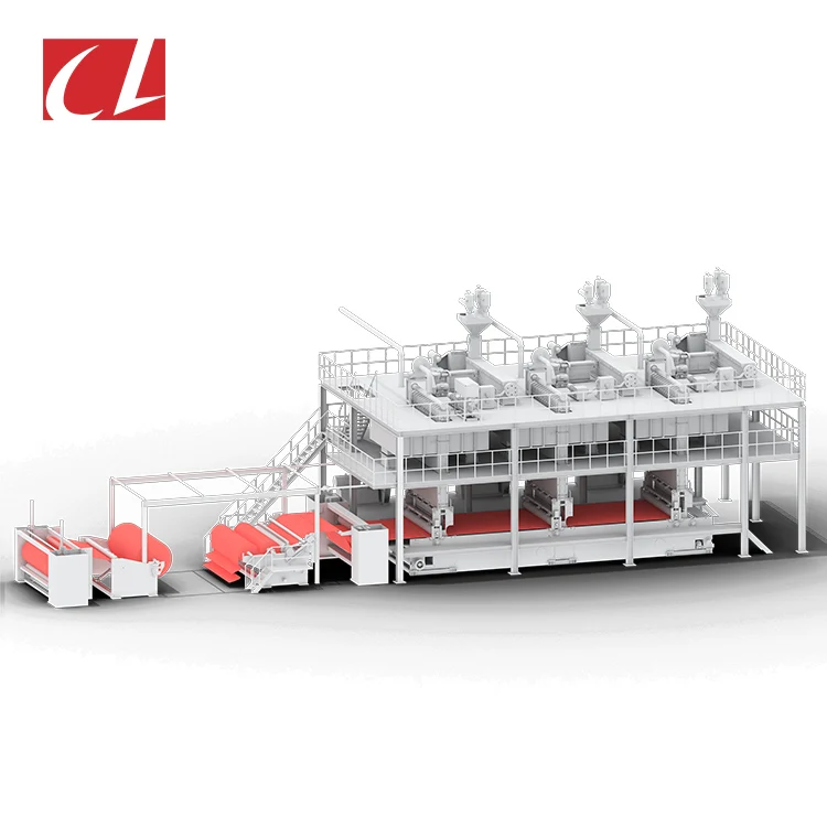
CL-SSS PP Spunbond машина для изготовления нетканых тканей для кровати и сидений 