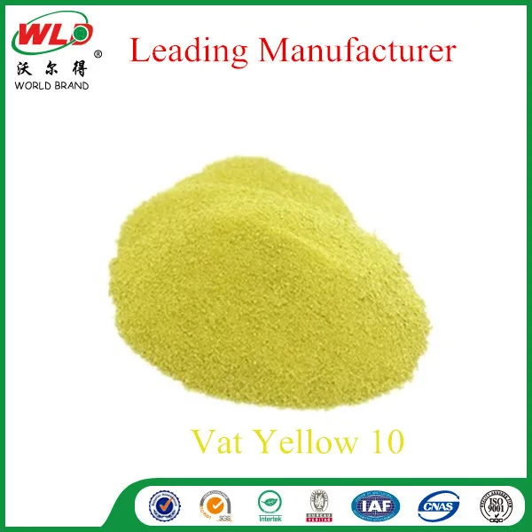 Vat Yellow 3GL C.I Vat Yellow 10 manufacture yellow powder vat dye