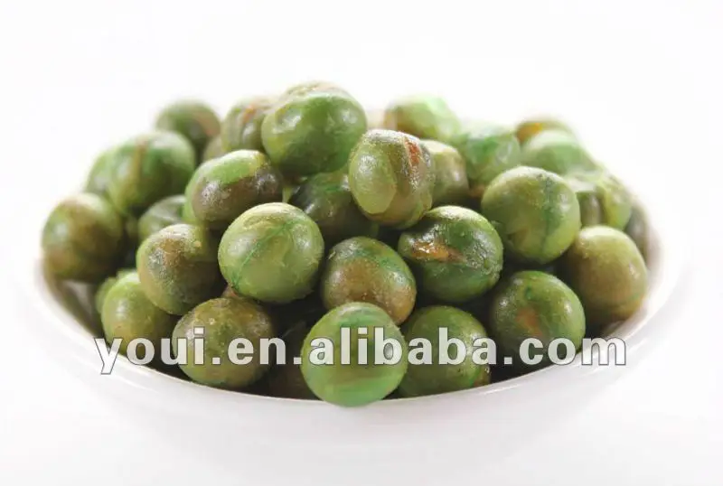 Жареный вкусный аромат, жареный зеленый горох, закуска, продукты, соленая китайская хрустящая закуска