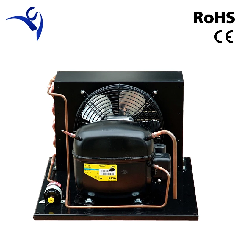 1/2hp SECOP hermetic compressor Kitchen refrigerator air cooled mini refrigeration condensing unit