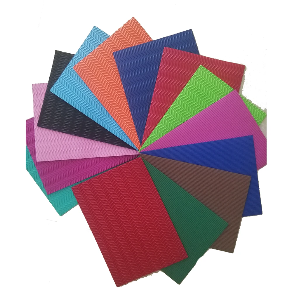 Hot sale eco-friendly color eva foam sheet for making flip flop slipper soles