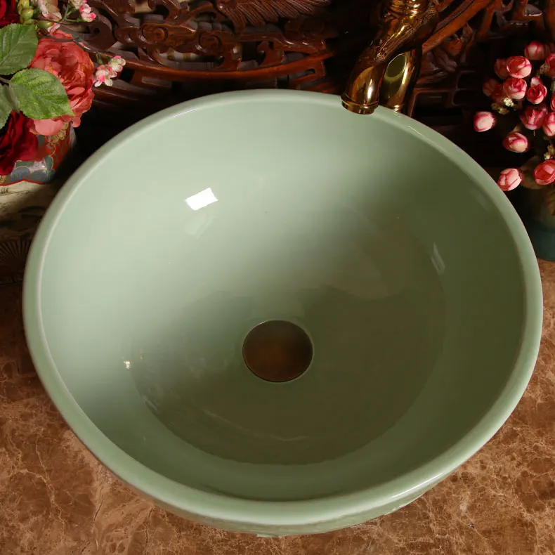 Уникальные фарфоровые раковины для ванной с ручной росписью