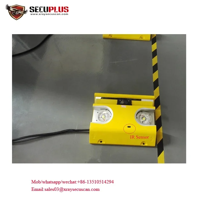 Portable under vehicle screening system scanner for vehicle inspection for checkpionts, hospital