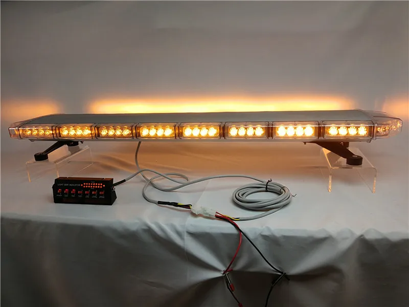 Security Vehicle Amber Strobe Lightbar Led emergency light bar use in Armored Cars (TBD20926)