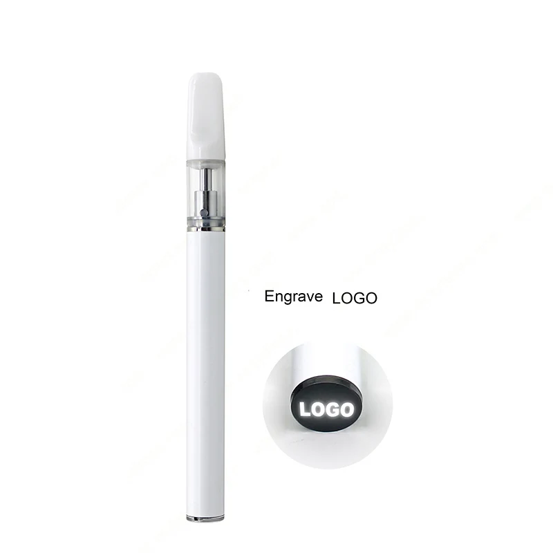 Оптовая Продажа Модный дизайн 0,5 мл 1,0 мл одноразовый керамический наконечник CBD Vape картридж атомайзер без утечки картридж для CBD