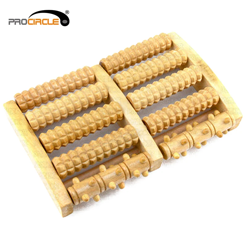 Home Use Body Health Care Wooden Foot Massage Roller/Foot Massage Tool