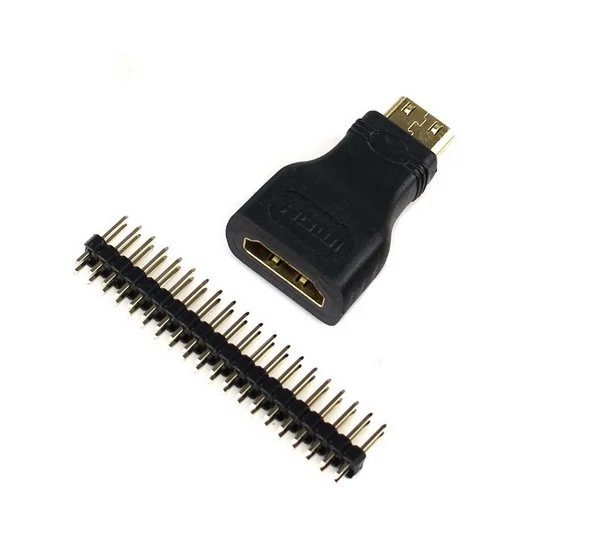 3 in 1 Kit Raspberry Pi Zero Accessories For Mini-HDMI Adapter, Micro USB Adapter, GPIO Adapter