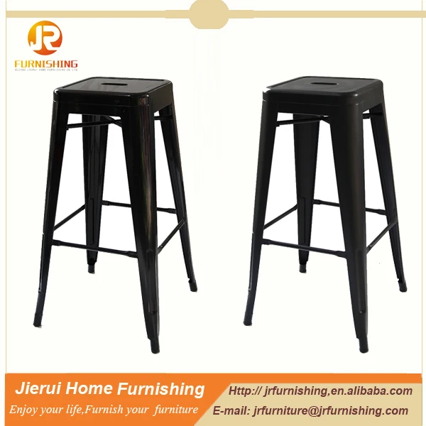 24 inch stackable Vintage metal bar stool ,bar chair high chair JR-3A24