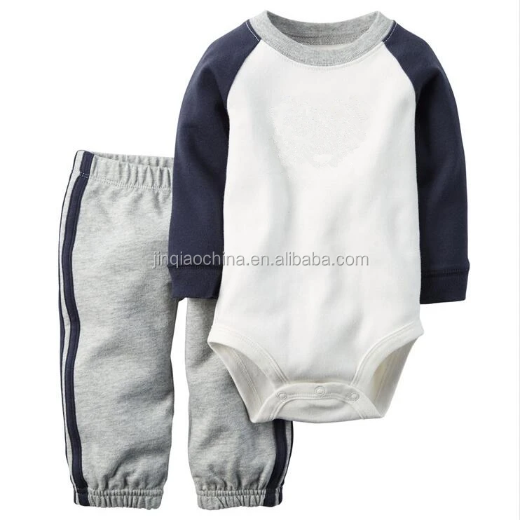 Boutique Clothing Wholesale 2pcs Fashion Baby Clothes Sets Full Cute OEM Service Long Sleeve Floral Children and Newborn Baby