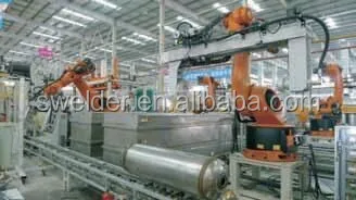 Factory Customized Industrial Welding Equipment Automatic Electric Water Heater Tank Welding Production Line
