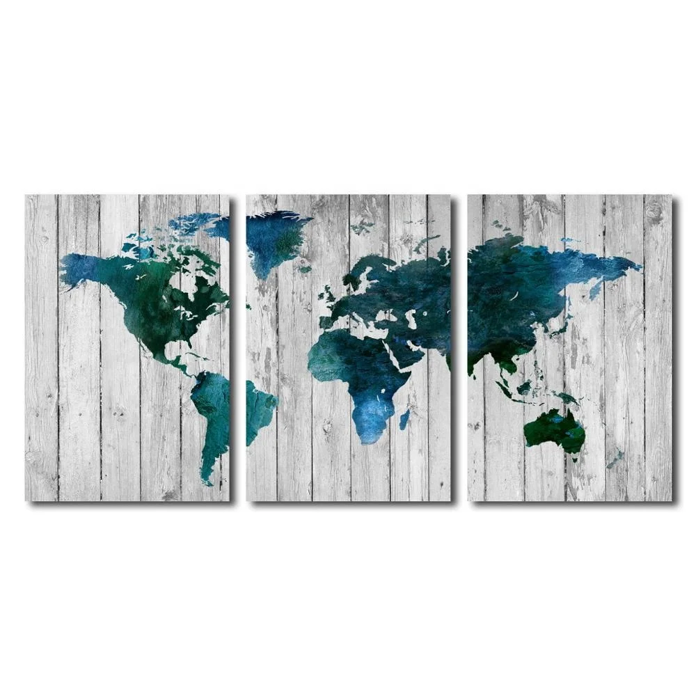 For sale new item map picture wall hanging oil canvas printing  print artwork for hotel decor