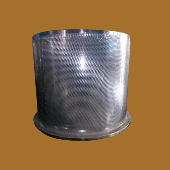 paper mill pressure screen inflow hole basket