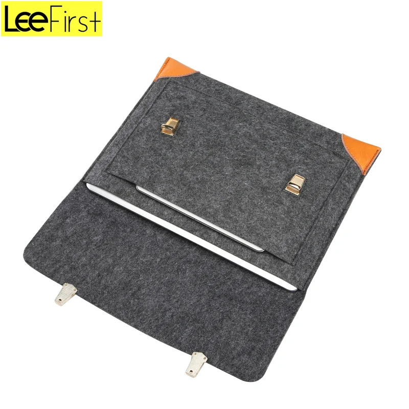 Лидер продаж, фетровый чехол из искусственной кожи для ноутбука Macbook Air/Pro