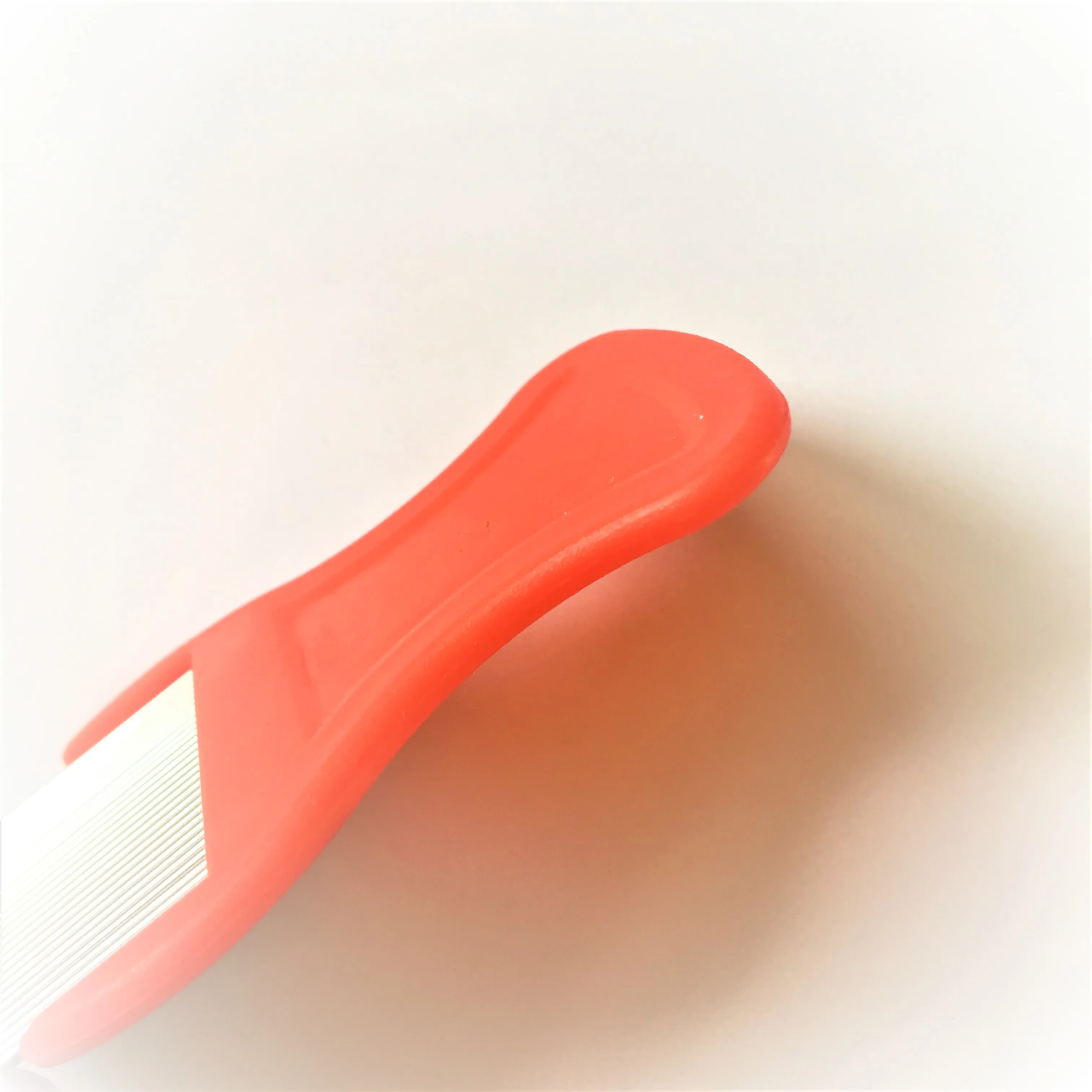 Popular Plastic Handle Stainless Steel Long Needles Hair Lice Nit Louse Flea Tick Comb For School Children Kids