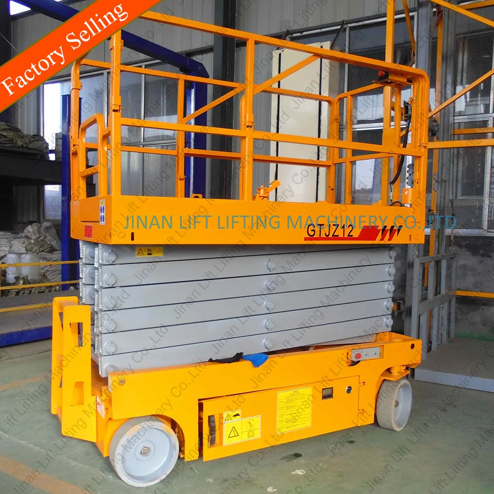 10m Automatic jlg scissor lift hydraulic ladder lift window cleaning sky lift for sale