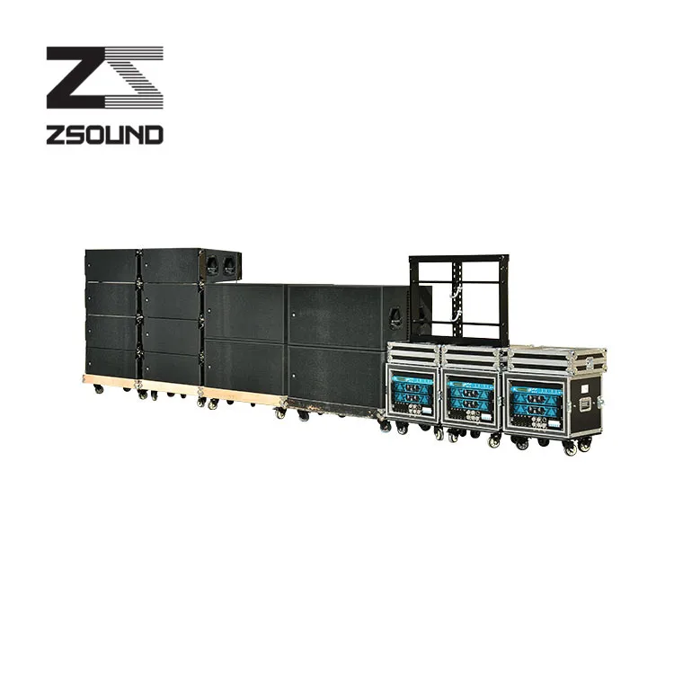 
ZSOUND audio line array + line array tower powered + line array system active 