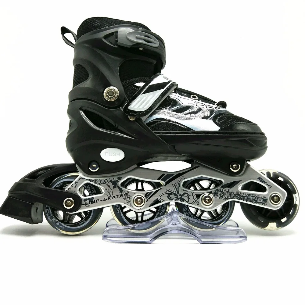 
2017 roller blade skate adjustable wholesale led quad skate 