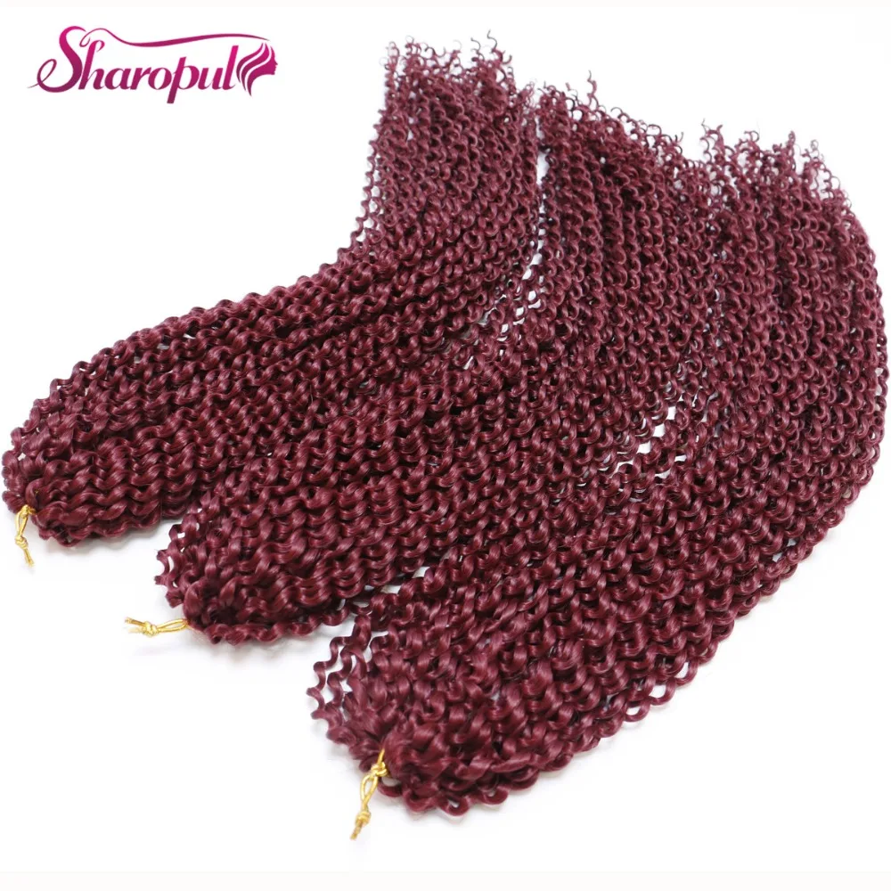 Micro Curly Braids Synthetic Hair Extension 22 Inch 100gram Kinky curly zizi Jumbo crochet hair Extension for black women