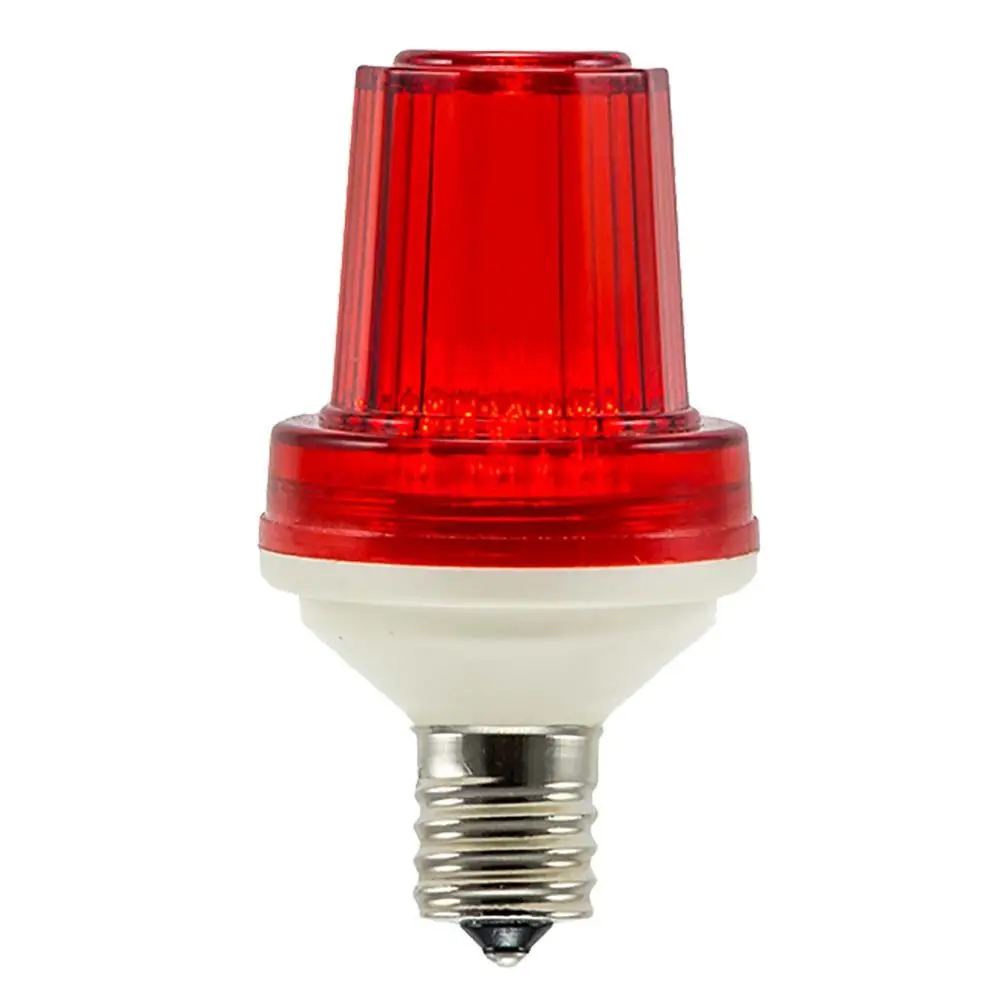 Уличное рождественское праздничное освещение 4 Вт E17 C9 базовый стробоскоп мигающий свет Светодиодные мерцающие лампы