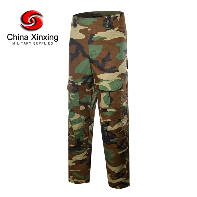 Tactical Uniform XINXING GUANGZHOU TU02  Security Guard Uniforms Tactical Woodland Camouflage Uniform