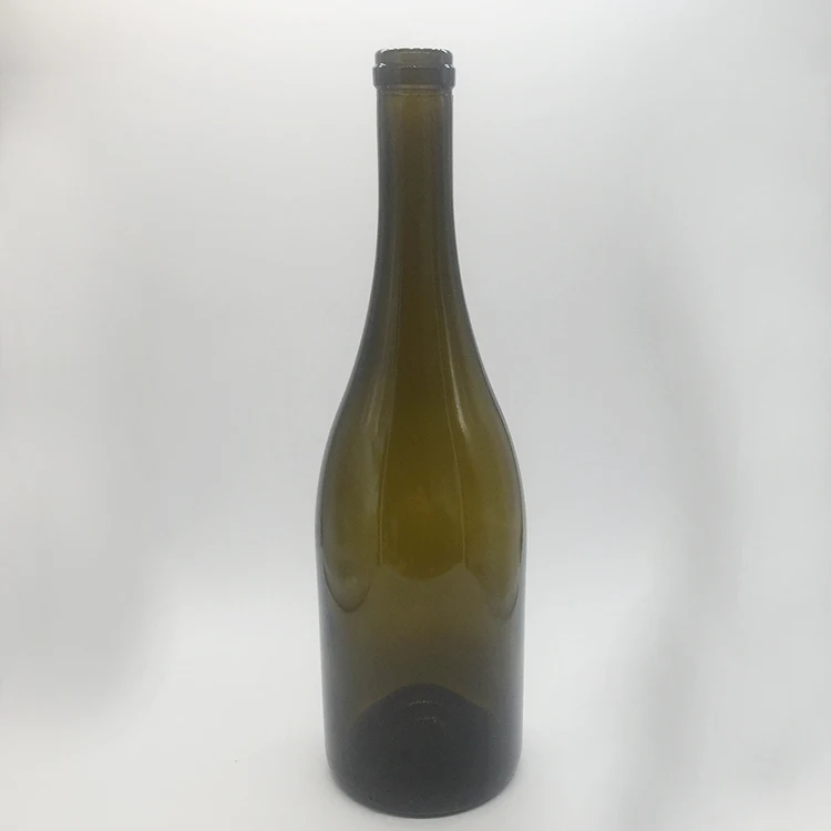 
750ml Glass wine bottle with wooden cork lid 