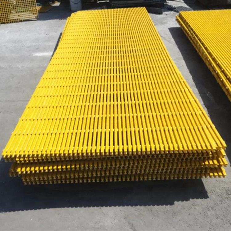 Pultruded Fiberglass Dock Grating, FRP Fiberglass Decking Material