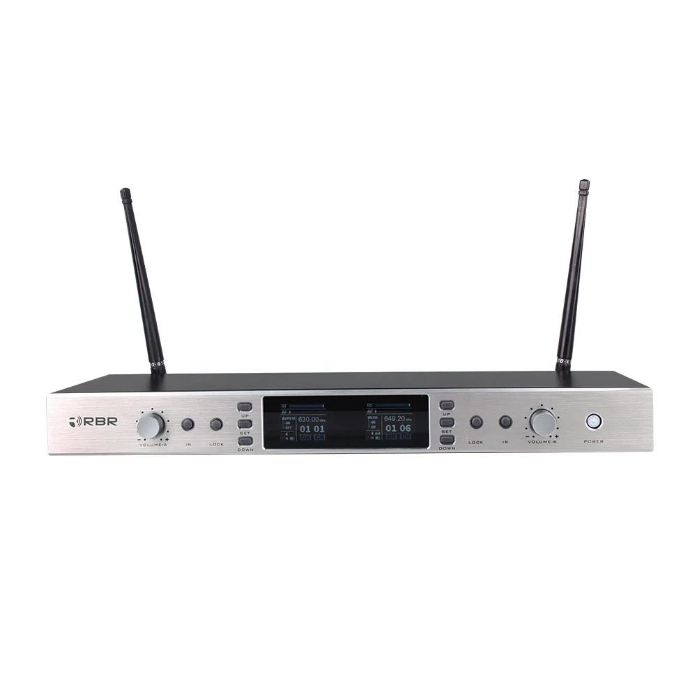 2020 style bm722k silver colour home KTV uhf wireless mic